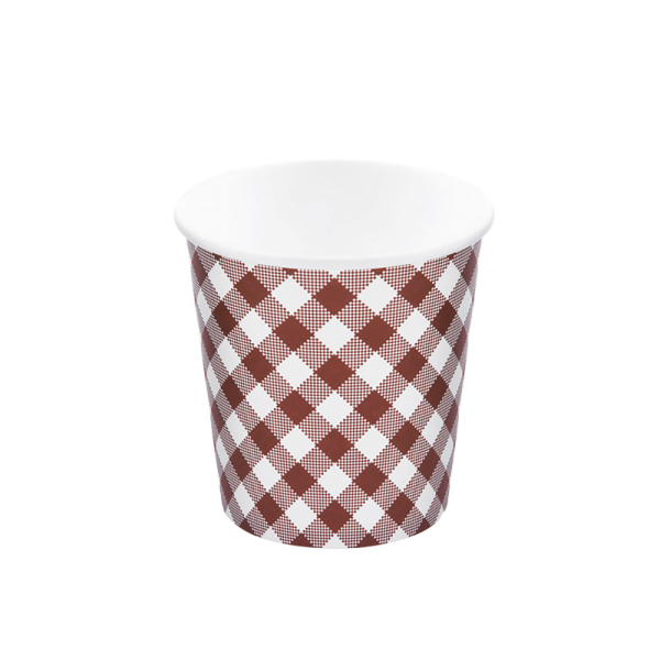 Eisbecher Papierbecher rund "KARO" Ø 115 mm H 115 mm  (900 Stk.)